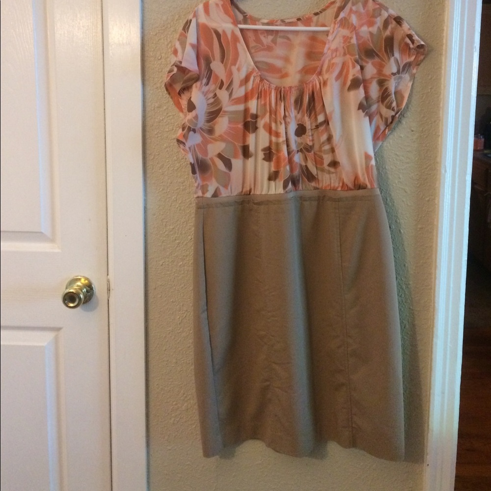 Spring flirty one piece skirt blouse dress