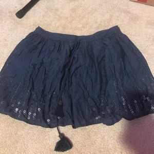American Eagle sequin beaded skirt