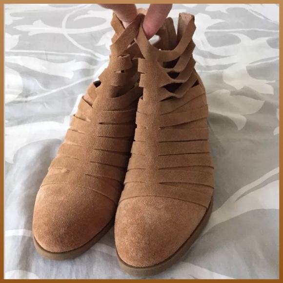 wrapped in suede ankle booties - Picture 3 of 5