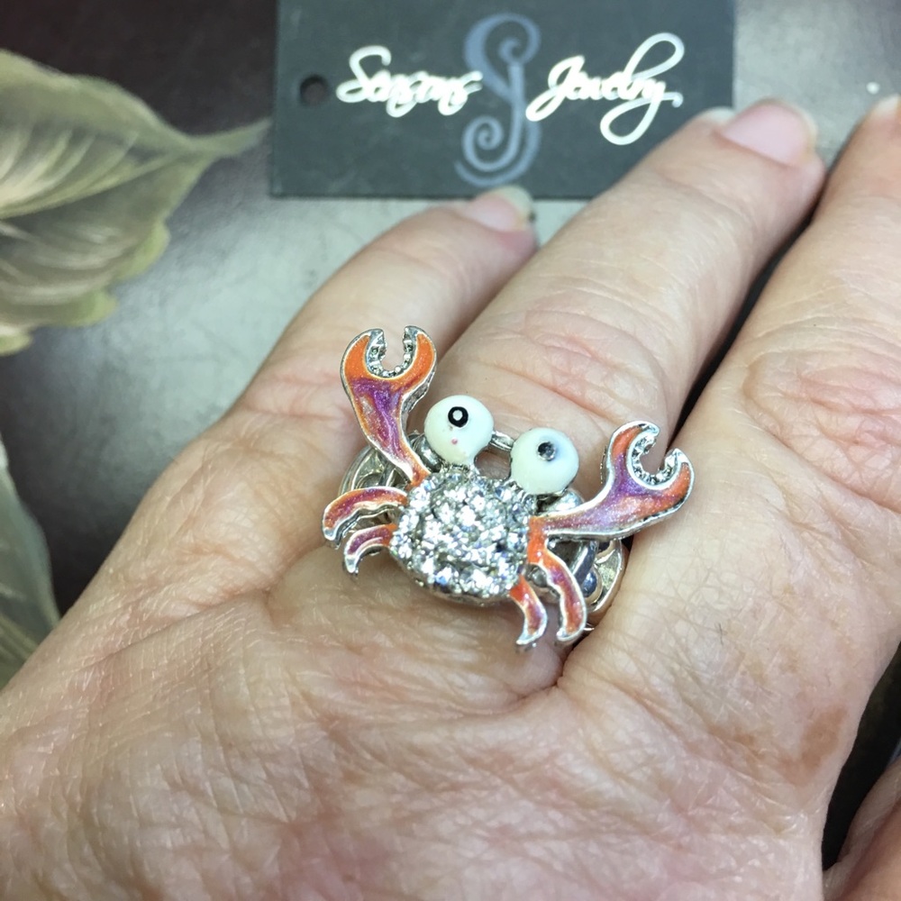 Stretch Ring Crab one size.