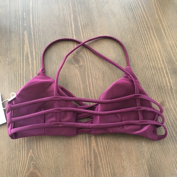 {boutique} maroon strappy bikini - Picture 4 of 4