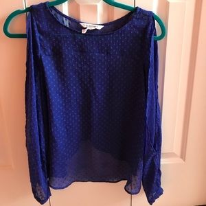 BCBGeneration open sleeved sheer top!