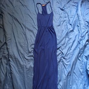 Blue maxi dress