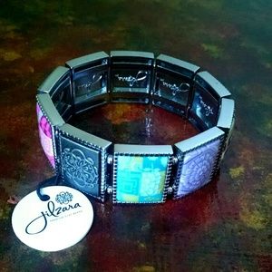 Jilzarah Blossom Square Stretch Bracelet