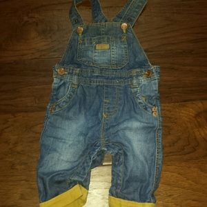 ZARA overall denim 3 to 6month