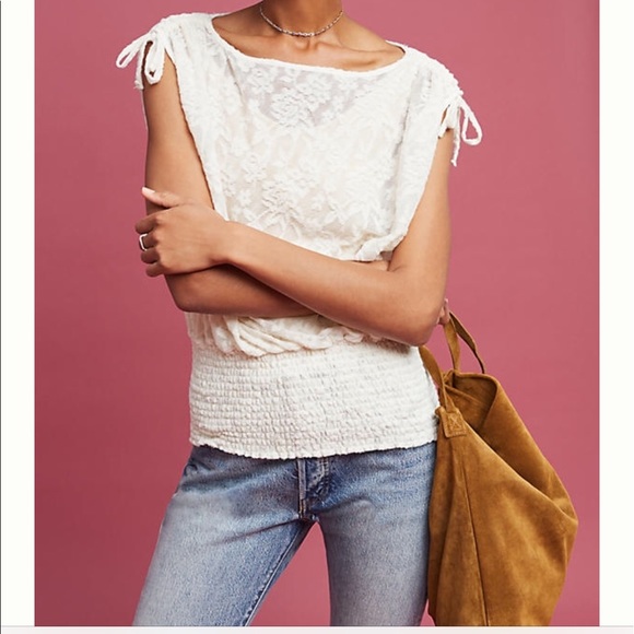 Anthropologie Tops - 🌷Final Reduction🌷Anthropologie lace top