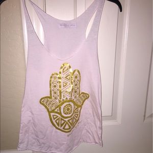 Spiritual Gangster Hamsa Hand tank top