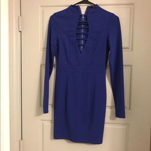 Royal blue dress