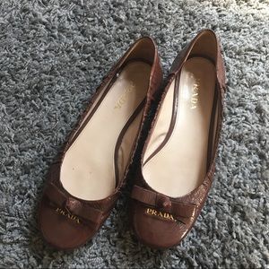 Prada flats shoe 38.5