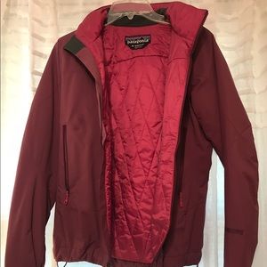 Patagonia jacket (light shell). Purple exterior