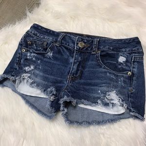 American Eagle shortie jean shorts