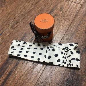 Hermes Silk Cordages Twilly Scarf