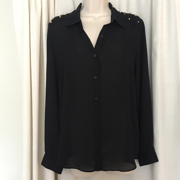 Forever 21 Studded Blouse - Picture 1 of 3