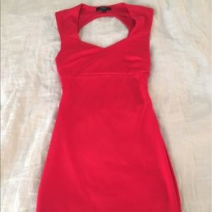 Short sexy red party or date night dress