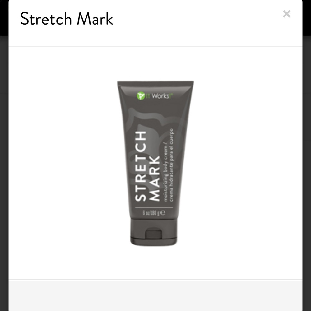 It works stretch mark cream