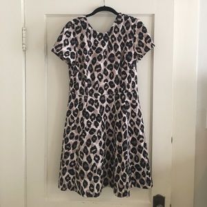 NWOT Eliza J animal print dress