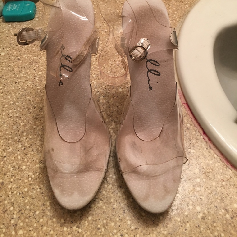Ellie clear heels