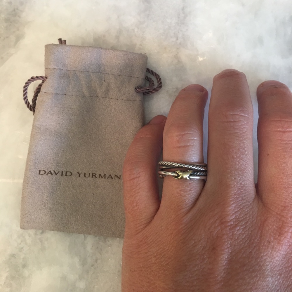 David Yurman crossover ring