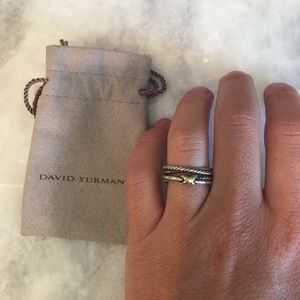 David Yurman crossover ring