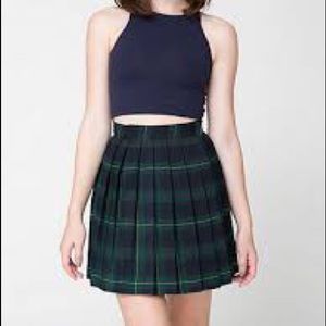 Plaid American Apparel Schoolgirl Skirt