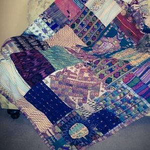 Handmade tribal quilt