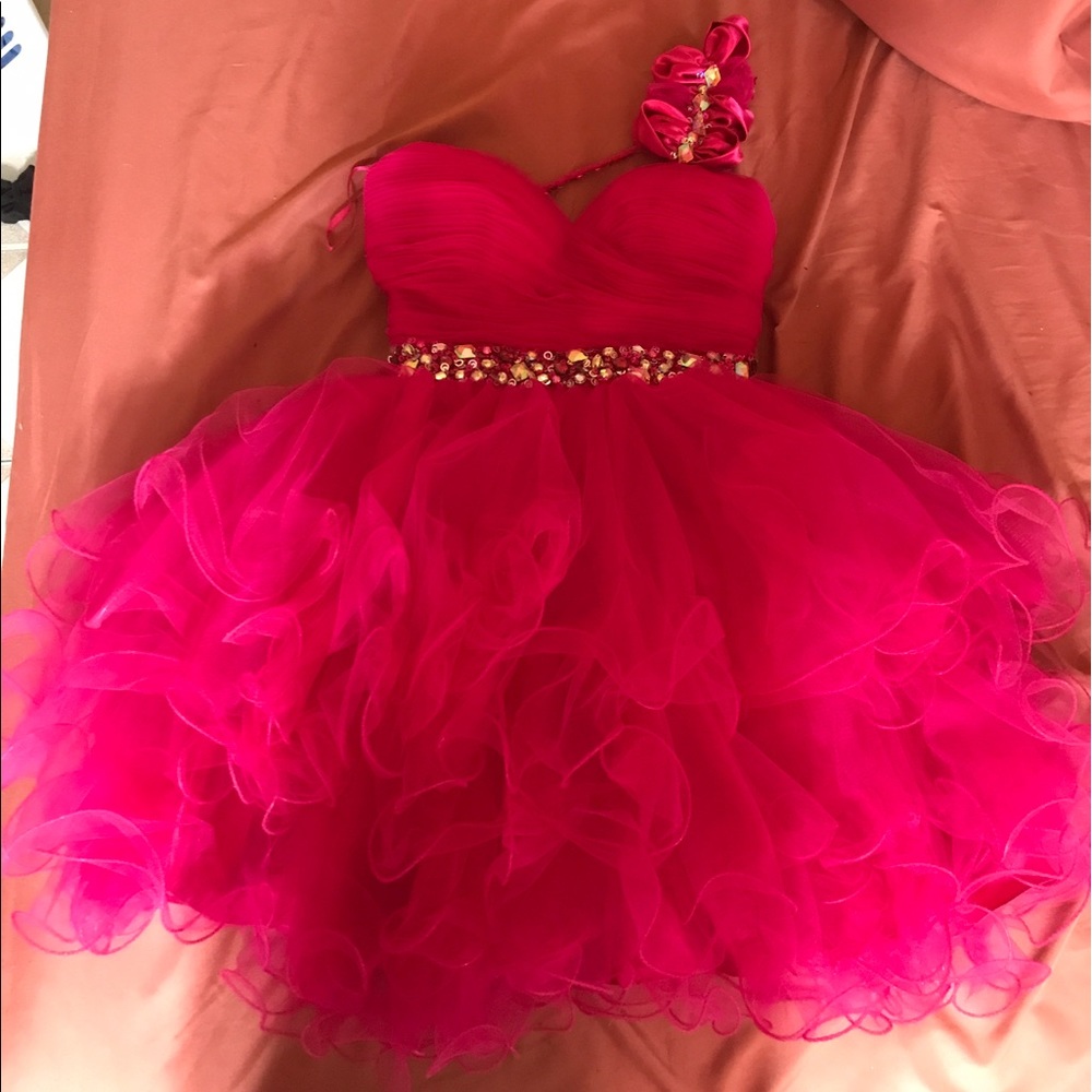 Let's Fashion Fushia Dress
