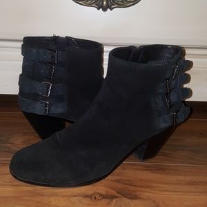 Black suede Booties