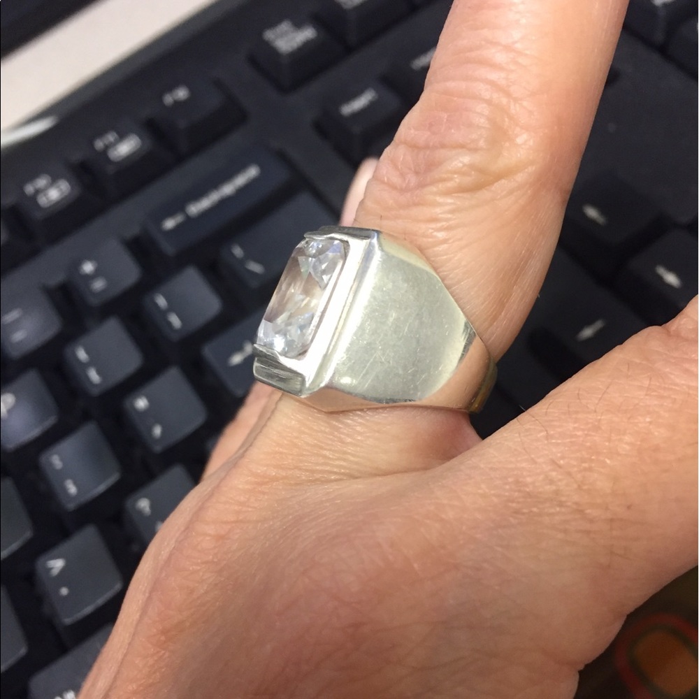 Heavy Ss Statement Ring - image 3