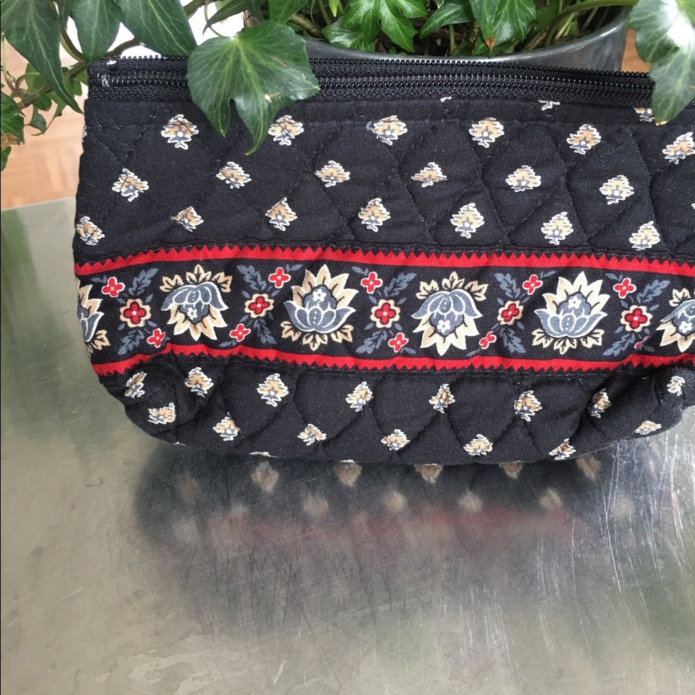 VERA BRADLEY/Retired2005CLASSIC BLACK Cosmetic Bag