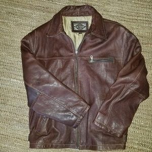 Vintage Guess Genuine Leather Jacket