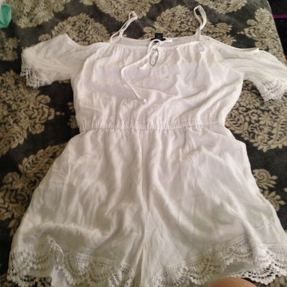 White Romper - Picture 1 of 2