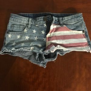 American flag shorts