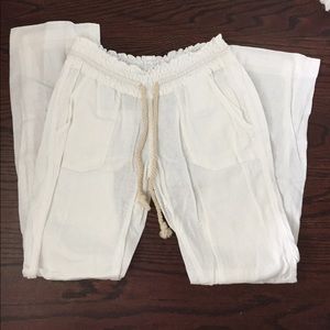 Roxy linen pants