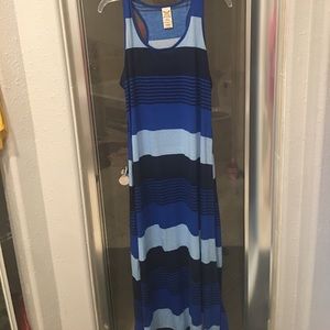 Racer back tank top maxi dress