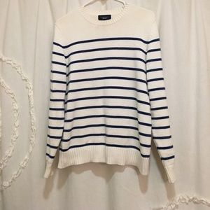 Blue striped nautical sweater
