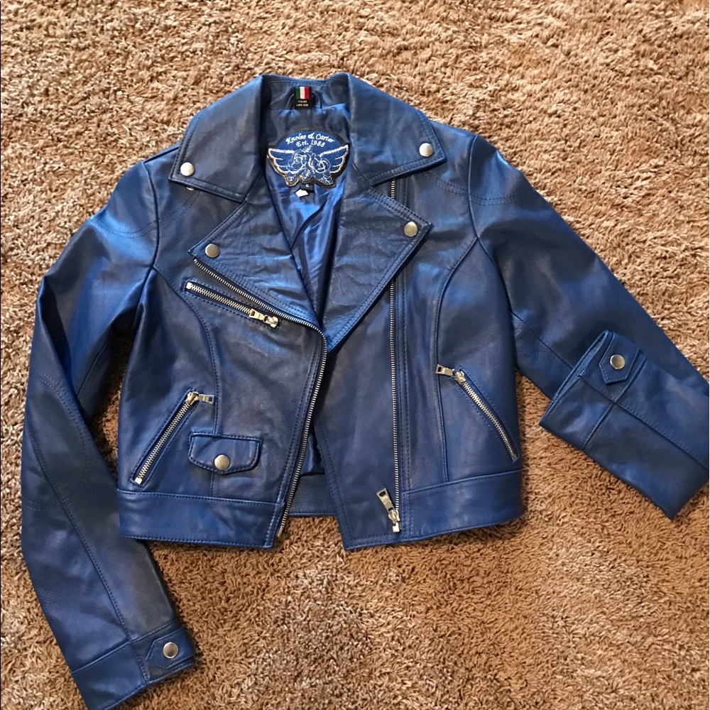 Italian Lamb Silk Leather Jacket