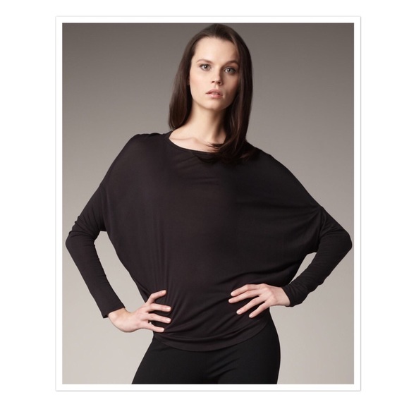 Vince Tops - •Vince black long-sleeve top circle tee•