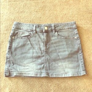 GRAY Aeropostale Mini Skirt