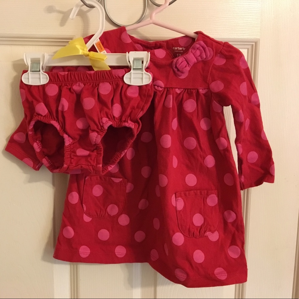 Carter's dress & diaper cover