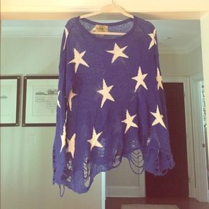 Wildfox signature Lenon star sweater