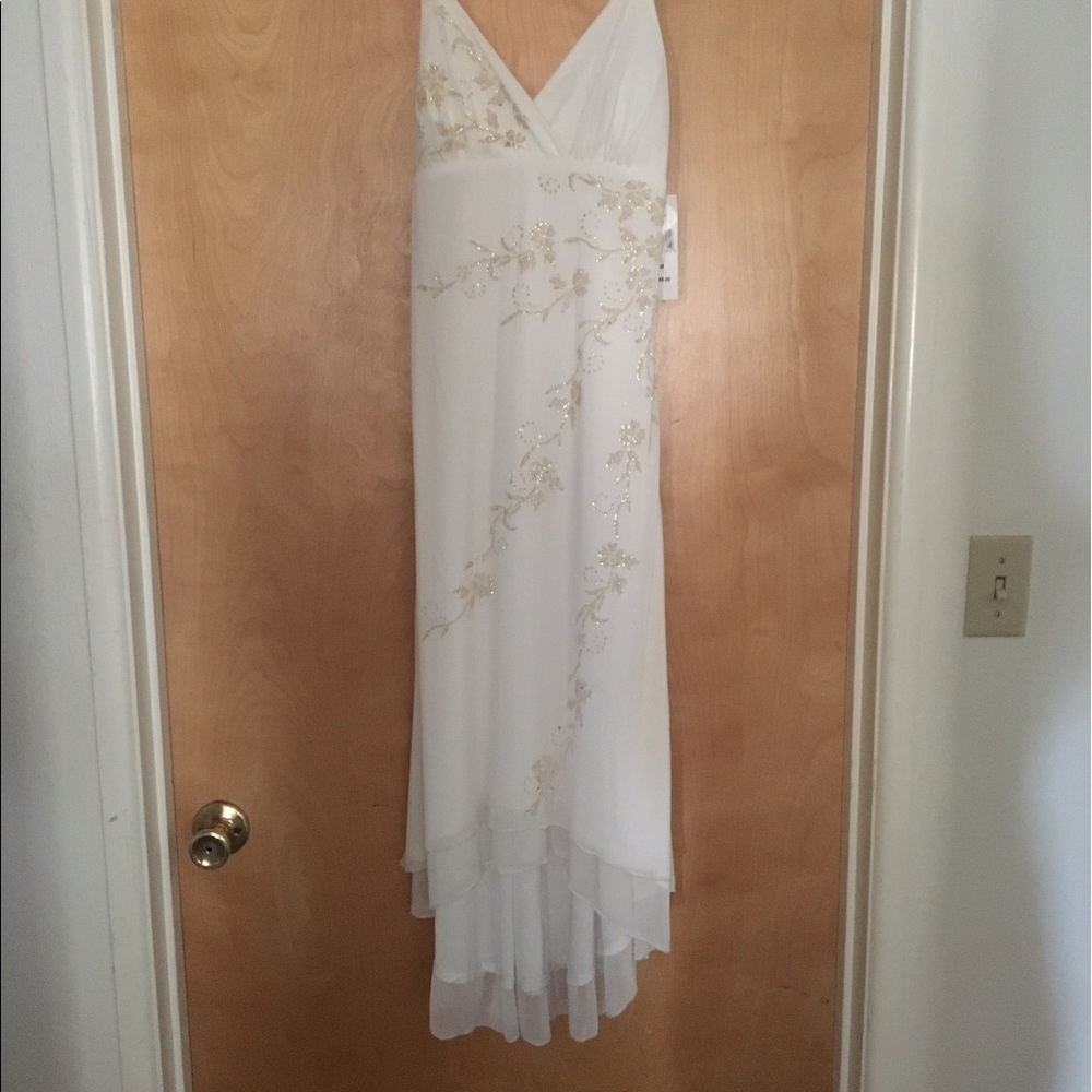 Ivory beaded dress size M