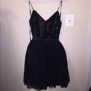 Akira Tulle sequin dress