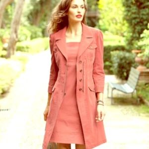 Denim trench coat & dress Peruvian Connection