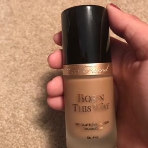 Full bottle of born this way too faced foundation