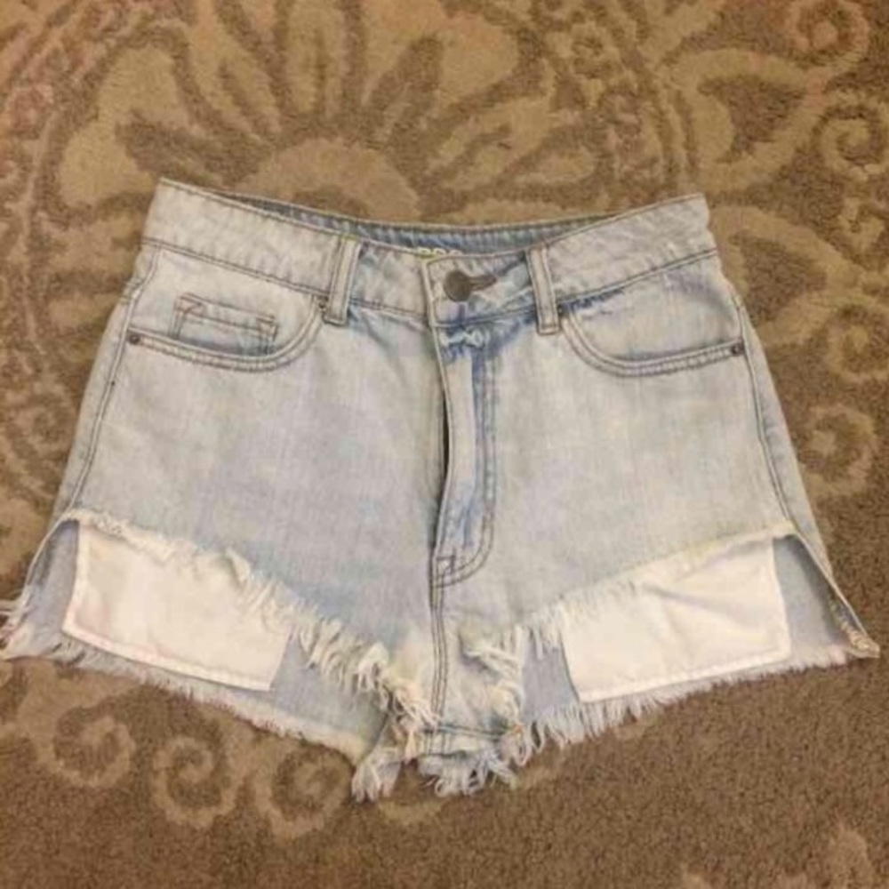 Urban outfitters High rise Low rise shorts