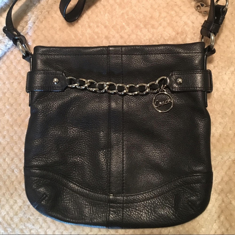 Coach Black Leather Purse