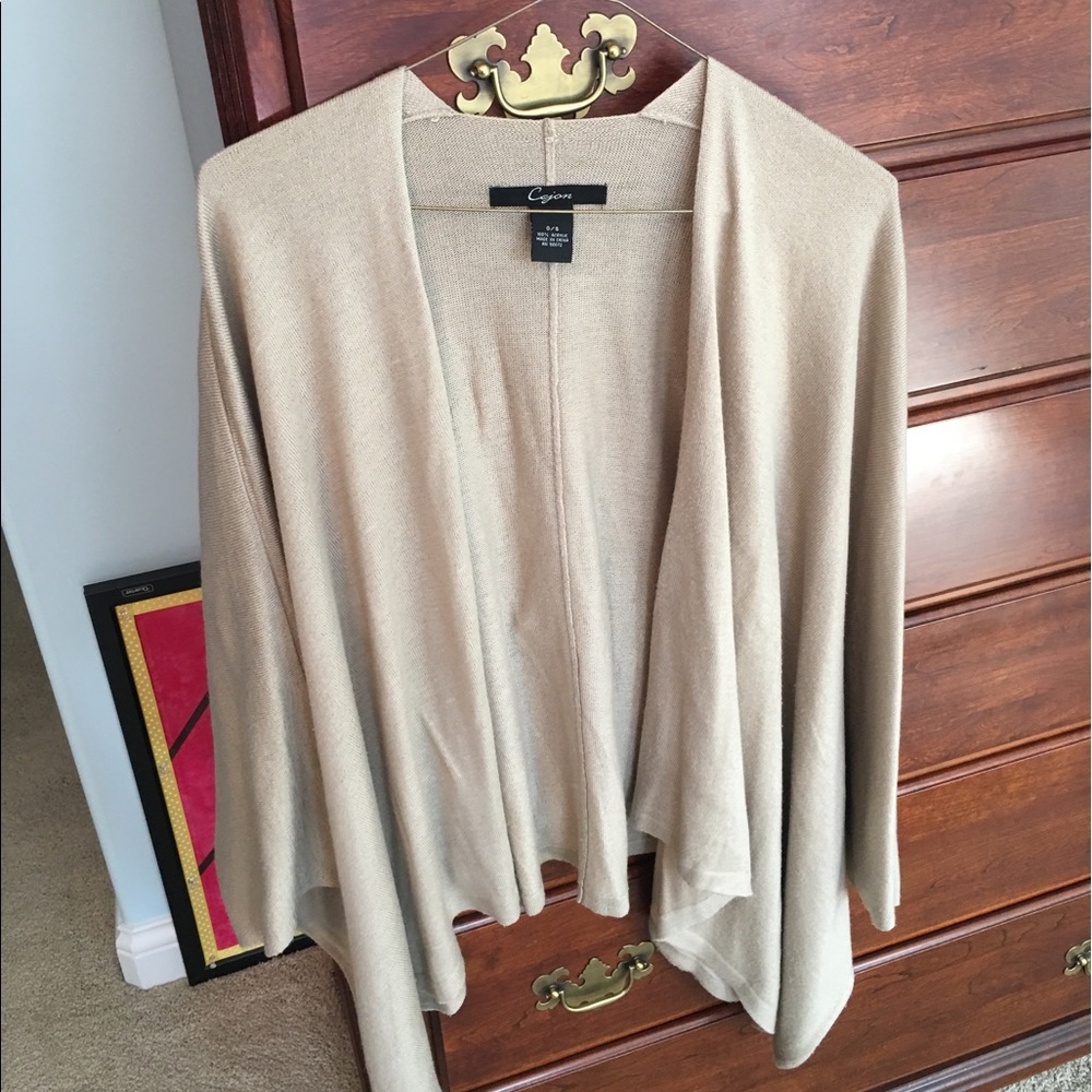 Tan baggy sweater