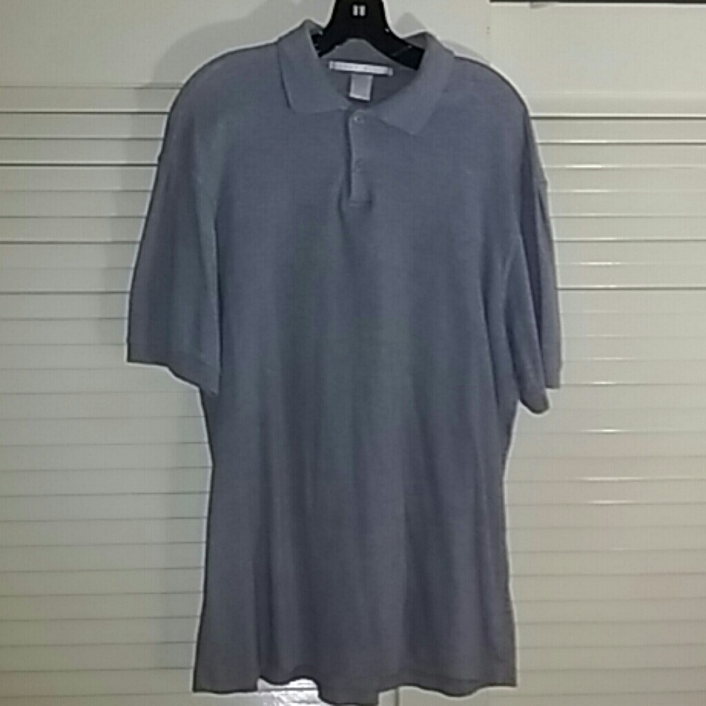PERFECT Perry Ellis Knit Pullover SS Shirt