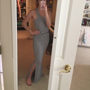 J. Crew Stripe Maxi Dress