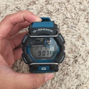 Turquoise & Charcoal Gray G-Shock Watch